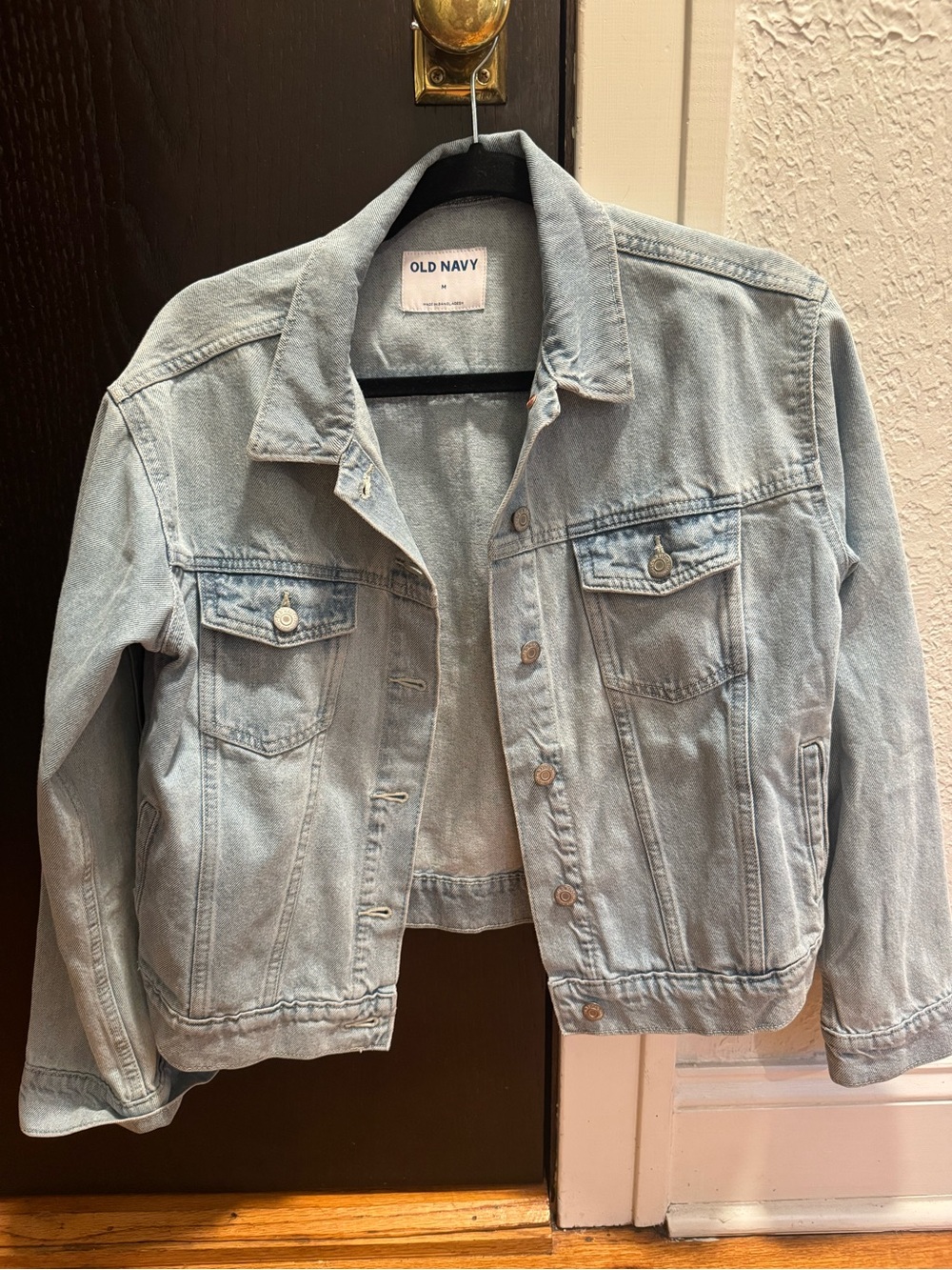 Old Navy Light Wash Blue Denim Jacket for Women